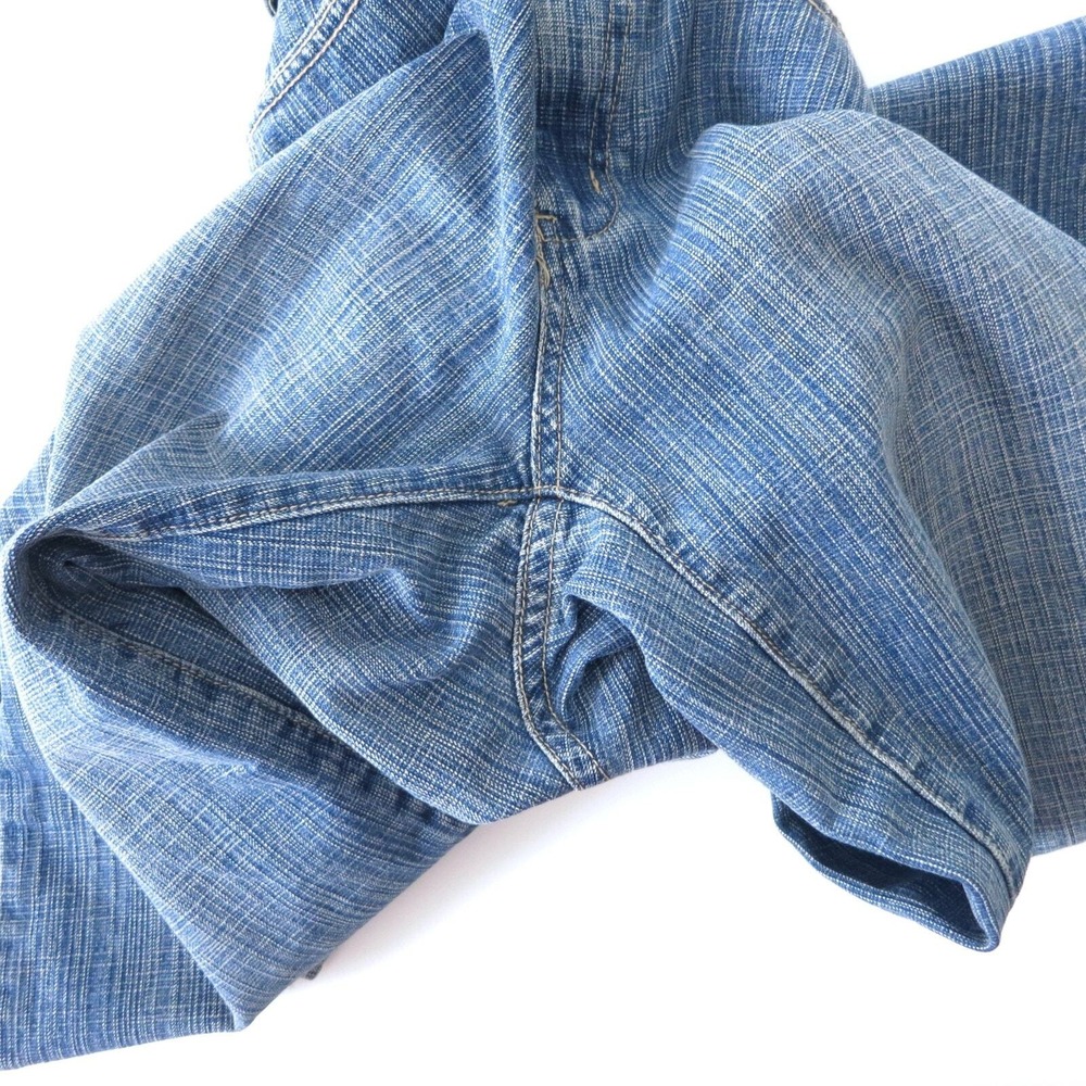 Y2K Medium Wash High Rise Loose Fit Cotton Denim Jeans | 14 Girls or Women's 4 - Picture 7 of 8